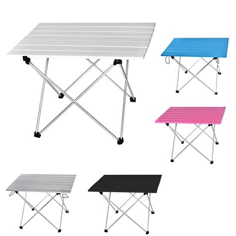 Portable Table Foldable Folding Camping Hiking Desk Computer Bed