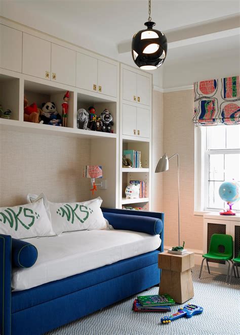 White Contemporary Kids Room With Daybed Hgtv