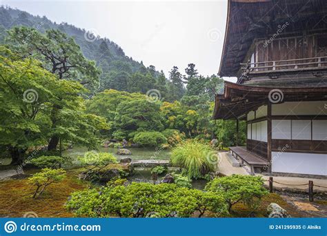 Ginkaku Ji Temple Garden In Kyoto Japan Stock Image Image Of Japan