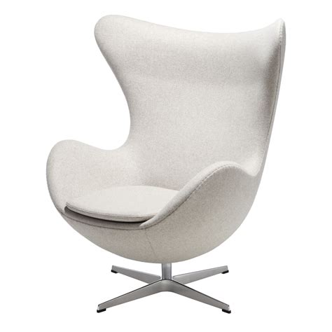 Arne jacobsen egg and swan chair, grey leather. Egg™ Chair | Arne Jacobsen | Fritz Hansen | SUITE NY