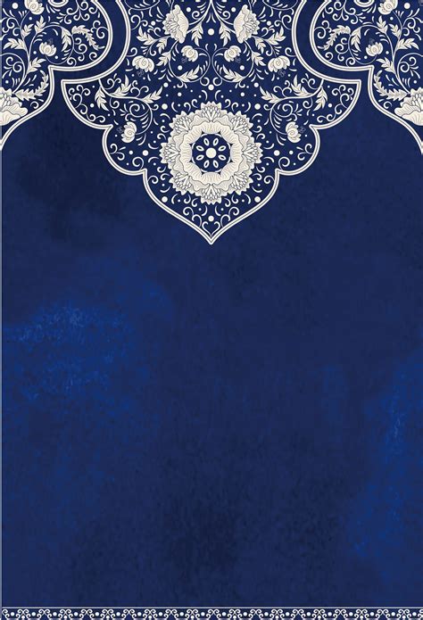 Blue Antique Vintage Wedding Background Lace Borderwedding Invitation