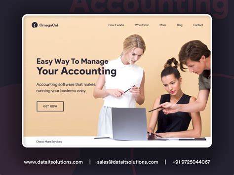 Accounting Website Design Datait Solutions