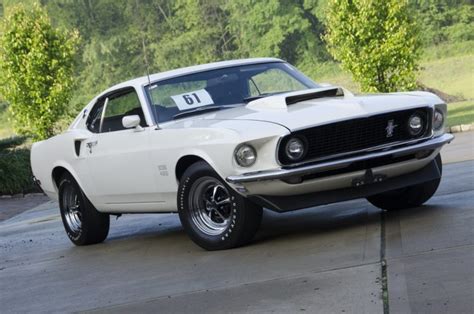 1969 Ford Mustang Boss 429 Cars White Wallpapers Hd Desktop And