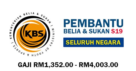 Dapatkan kerja dan jawatan kosong kerajaan dan swasta seluruh negeri di malaysia yang menawarkan gaji tinggi dan lumayaan dan terbaik. Jawatan Kosong di Kementerian Belia dan Sukan KBS - Minima ...