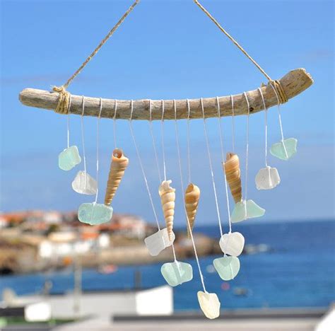 Reserved For Bgeelouise Sea Glass Suncatcher Driftwood Etsy Sea Glass Driftwood Mobile