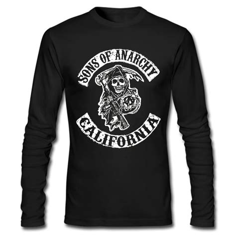 Sons Of Anarchy Long Sleeve T Shirt For Man In T Shirts From Mens