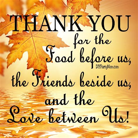 Thank You Thanksgiving Free Printable Quote Diy Party Mom
