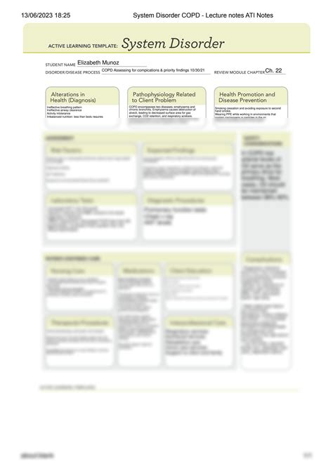 COPD ATI System Disorder