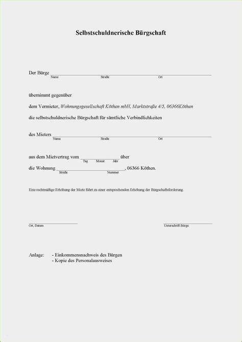 Nicht pünktlich gezahlt wird oder sie auf sonstigen kosten sitzen bleiben. Bürgschaftserklärung Miete Vorlage Cool Bürgschaft Miete ...