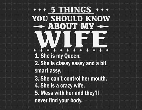 5 Things You Should Know About My Wife T For Husband Anniversary