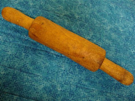 Primitive Hand Carved Wood Rolling Pin By Edsfinds On Etsy