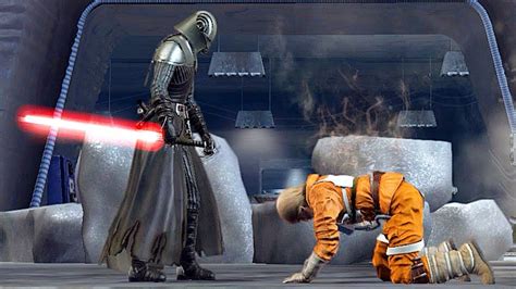 Evil Luke Skywalker Turns To The Darkside Scene Star Wars The Force