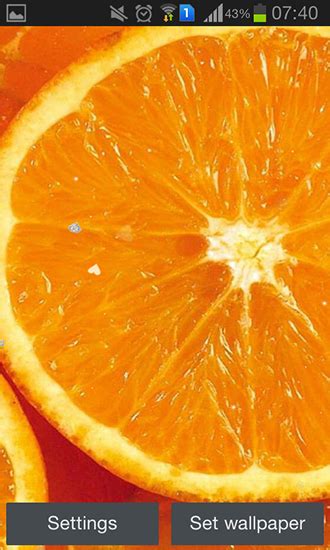 Orange Pour Android à Télécharger Gratuitement Fond Décran Animé