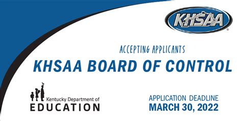 Kbe Seeking Applicants For Khsaa Board Of Control At Large Position