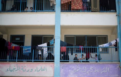 Displaced Children In Gaza Use Schools For Shelter Not Learning