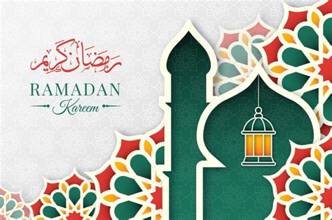 Freepik Ramadan Kareem Illustration In Paper Style Free Vector Ai