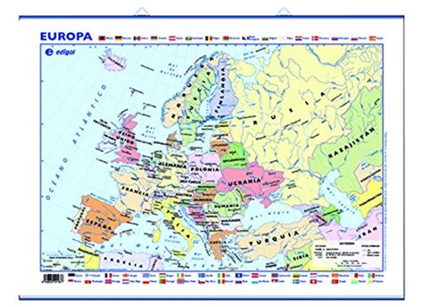 Europa Político Mapas Mini Murales Edigol Ediciones
