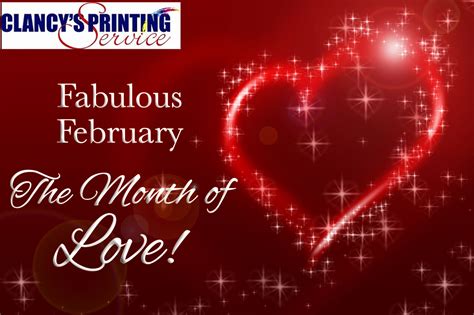 Fabulous February The Month Of Love If You Have An Inspiring Idea We