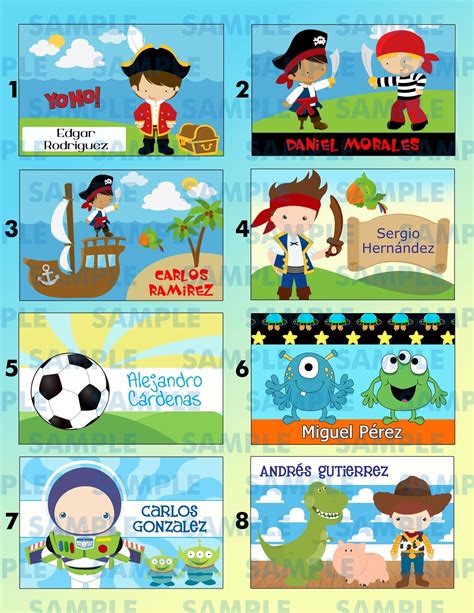 The Childrens Zone Digi Designs Tarjetas Infantiles Personalizadas