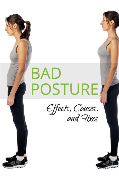 Bad Posture Causes Effects And Fixes Pinterest The Bodywise Clinic
