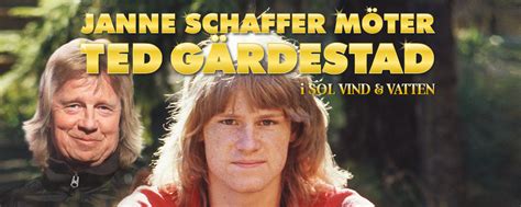 The swedes booked their place. JANNE SCHAFFER MÖTER TED GÄRDESTAD i Sol, vind och vatten ...