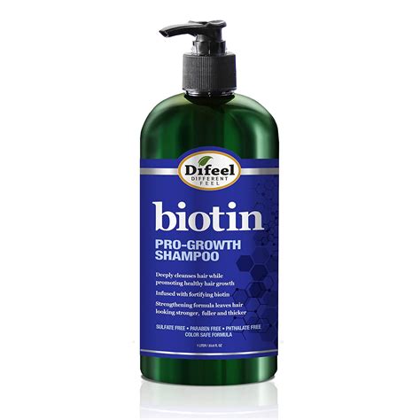 Difeel Pro Growth Biotin Shampoo Oz Shampoo For Thinning Hair