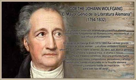 Biograf A Goethe Wolfgang Obra Artistica Del Romanticismo