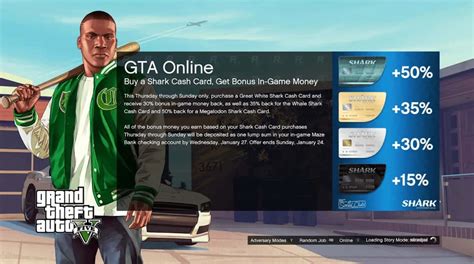 Gta Online Shark Cards Give More In Game Cash Gta Boom