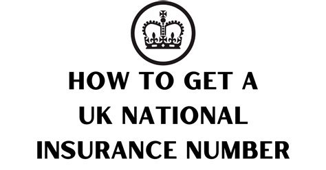 How to get a National Insurance number (NIN) in the UK