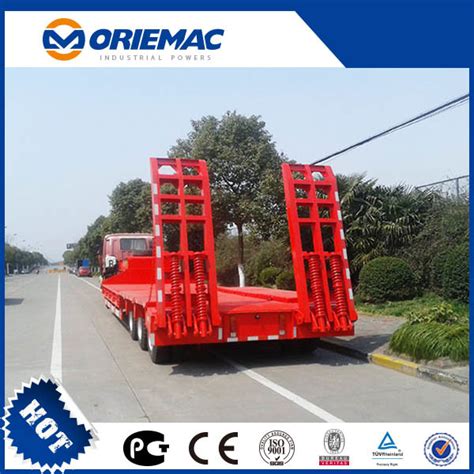 Sinotruk 3 Axle 17 5m Low Bed Semi Trailer China Low Bed Semi Trailer