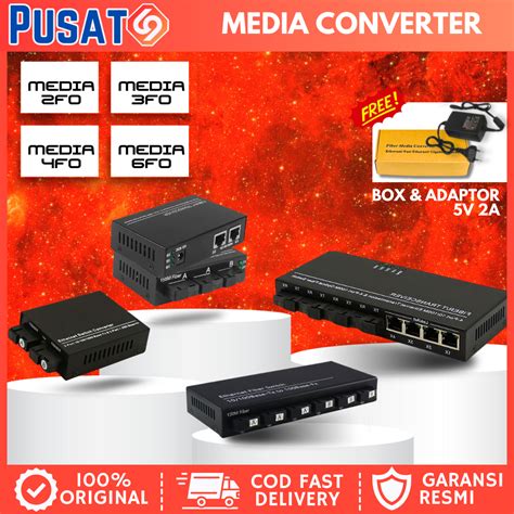 Media Converter 6 พอรต FO 2 พอรต LAN POE 10 100 Converter 6 FO 2 LAN