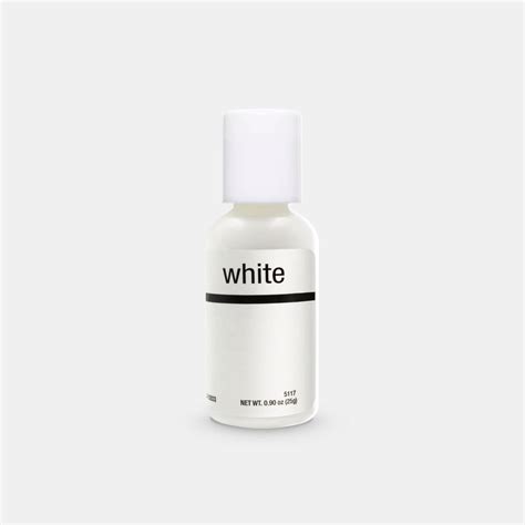 Chefmaster Liqua Gel Bright White Coloring 20ml