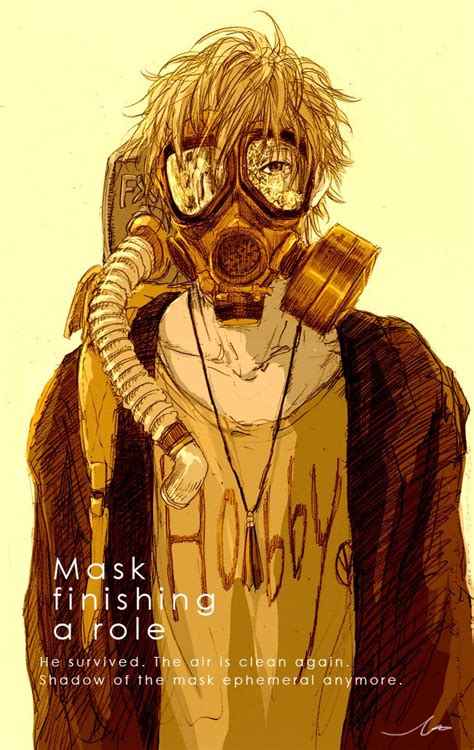 Pixiv Id 4066110 Anime Gas Mask Gas Mask Art Bloodborne Art