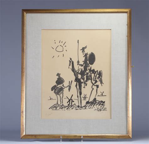 Pablo Picasso 1881 1973 After Don Quixote And Sancho Panza
