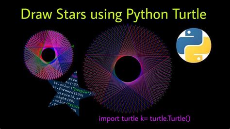 Python Coding Python Turtle Tutorial Drawing Stars 🌟 Using Python