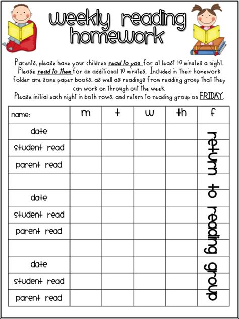 Reading is perfect for enrichment at home and to help prepare young learners for the next grade level. Parent Signature Page - Shelby Wagner- K-3 Data Folder