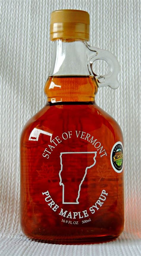 Vermont Maple Syrup Glass Jug Glass Jug Plain Yogurt Pure Maple