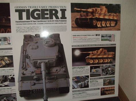 Tamiya R C German Tiger I Early Production Dmd Mf Full Option