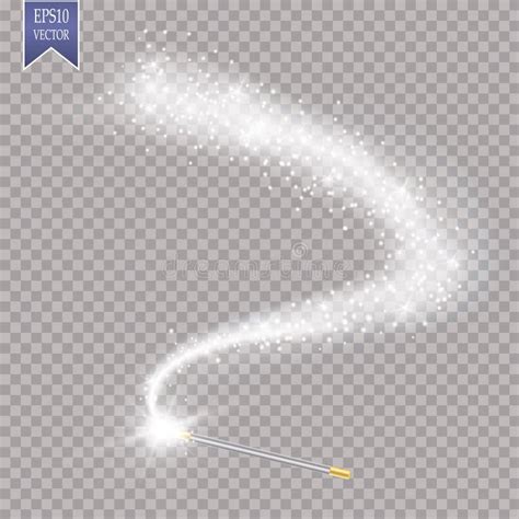 Magic Wand Vector Background Miracle Magician Wand Magical Stick With