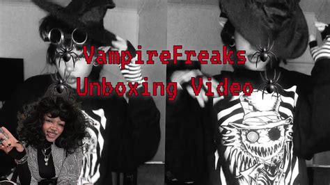 Naty Alicia Vampirefreaks Unboxingtry On Haul Youtube