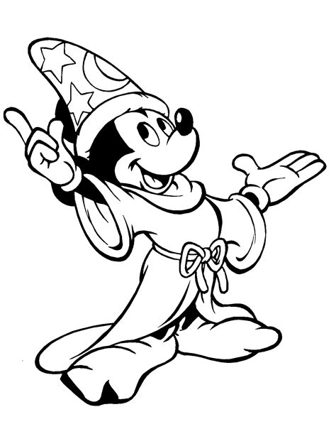 Sorcerer Mickey Drawing Free Download On Clipartmag