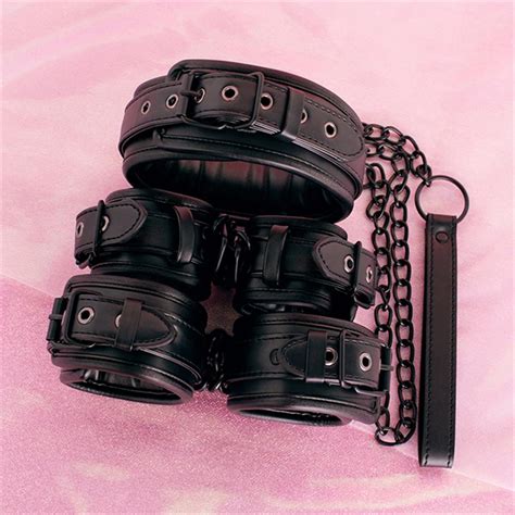 Sex Sm Game Pu Leather Retro Adjustable Handcuffs Restraints Ankle Cuff