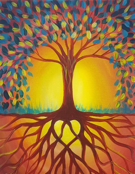 Rooted In Love By Andrea Soto Paint Nite Paintings Tree Of Life