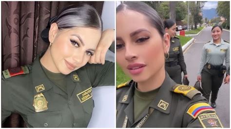 Gina Pinzón La Policía Más Bella De Colombia Mostró A Sus Bellas