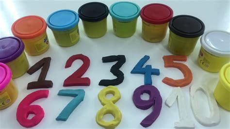 Learn Numbers 1 10 Learn Counting To 10 With Play Doh Numbers Song
