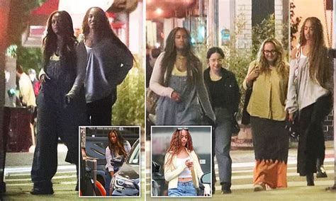 Daily Mail Us On Twitter Sasha And Malia Obama Hit The Town For A Girls Night Out Https