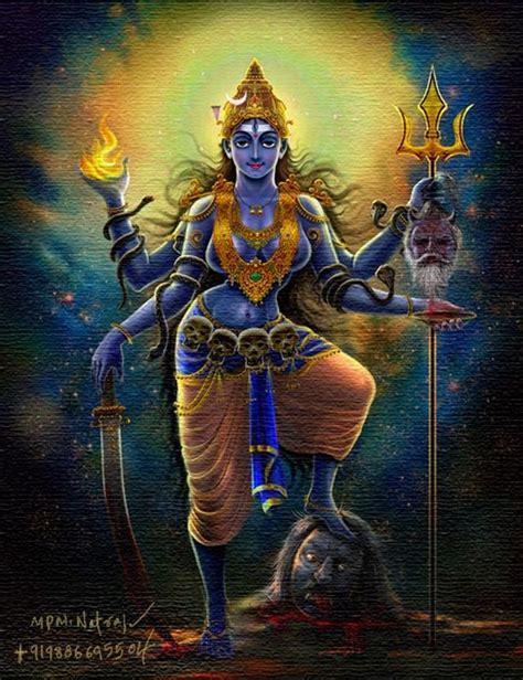 Rudra Kali Maaaaa Godess Of Indiajai Maaaaa Goddess Vidya