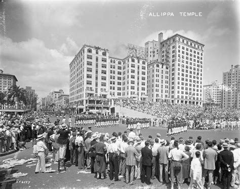 Florida Memory • Shriners Parade Turning Onto Flagler Street From