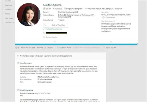 Create Job Profile How To Register On Naukricom