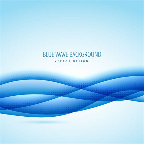 Abstract Blue Wave Design Background Download Free Vector Art Stock